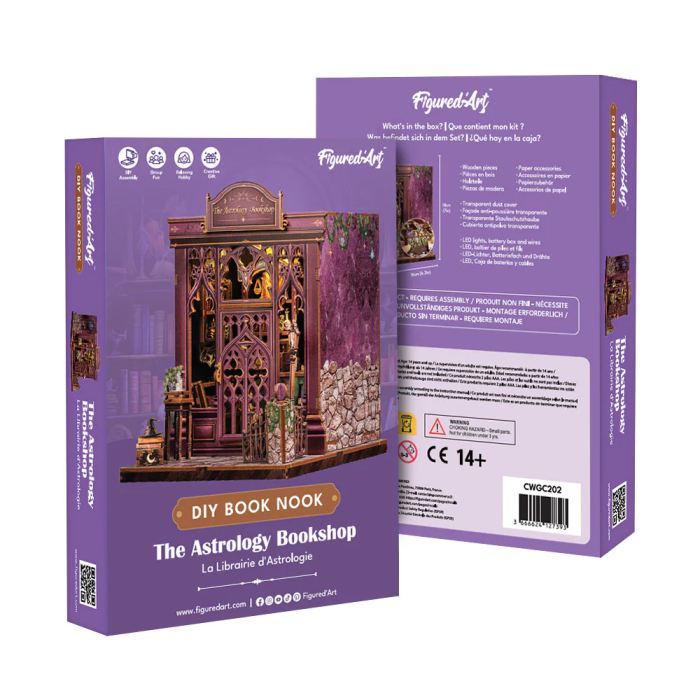 Puzzle 3D, Cotor de carte DIY, Libraria de astrologie, 155 piese [13]