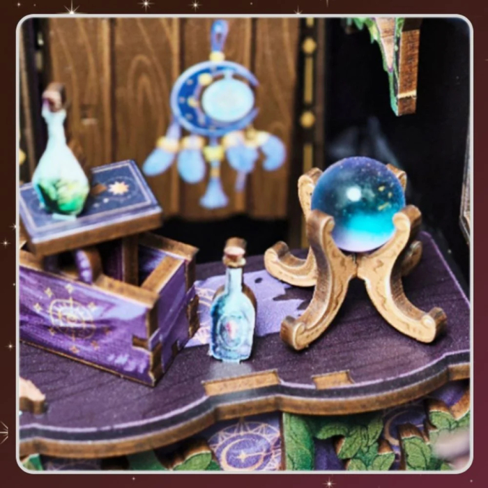 Puzzle 3D, Cotor de carte DIY, Libraria de astrologie, 155 piese [7]