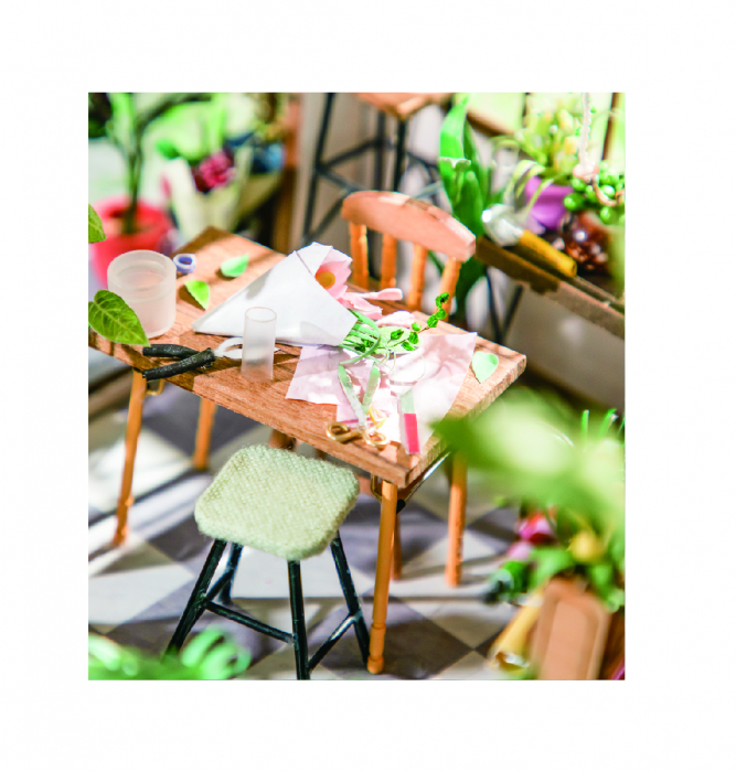 Book Nook, Casuta DIY,  Floraria  lui Emily, 206 piese [5]