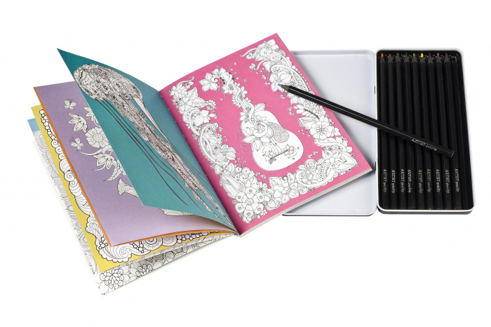 Set carte de colorat si creioane, 10 culori [4]