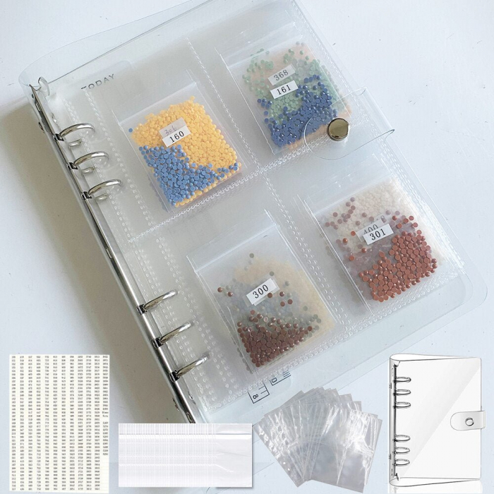 Dosar de plastic transparent pentru stocare diamante [1]