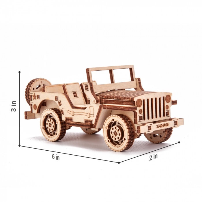 Puzzle 3D Mecanic, Jeep, 72 piese [3]