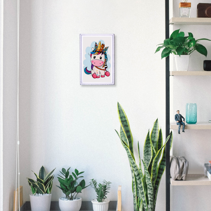 Goblen cu diamante, Pui de Unicorn, 20x30 cm [6]