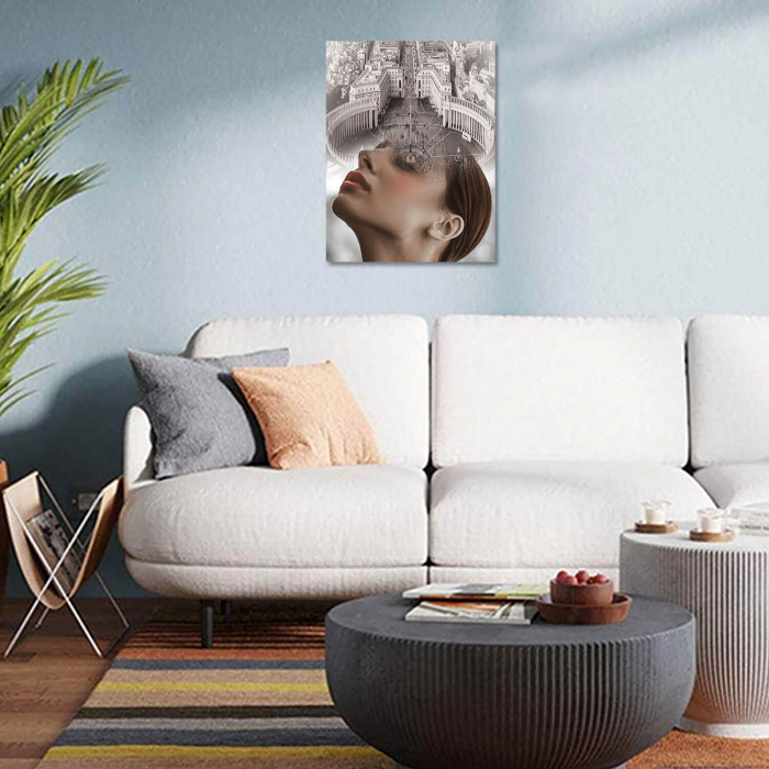 Set goblen cu diamante, cu sasiu, Amintiri din Vatican, 50x65 cm [5]