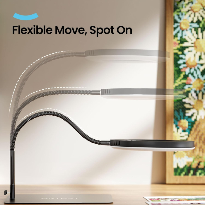 Lupa LED x10, cu picior flexibil si 10 intensitati de lumina [4]