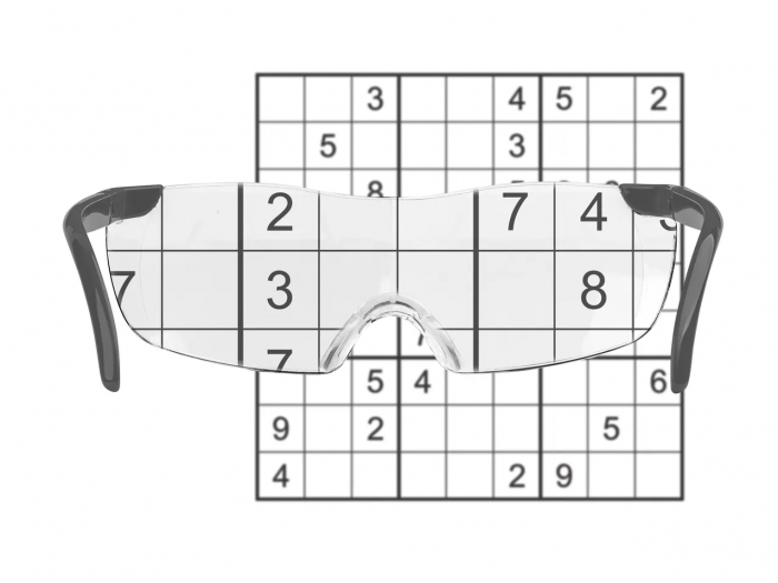 Lupa tip ochelari, din plastic, x1,6 [3]