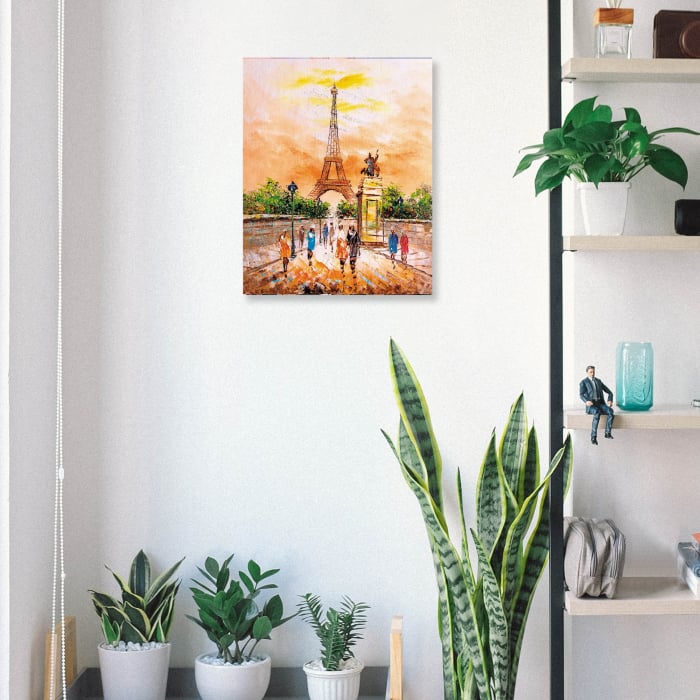 Set pictura pe numere, cu sasiu, Turnul Eiffel 40x50 cm [5]