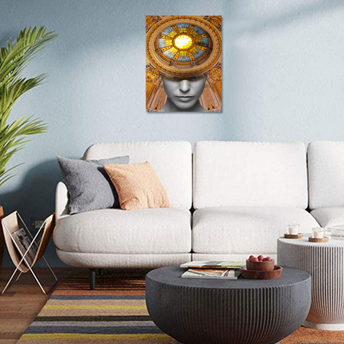 Set pictura pe numere, cu sasiu, Amintirea unui dom, 40x50 cm [3]