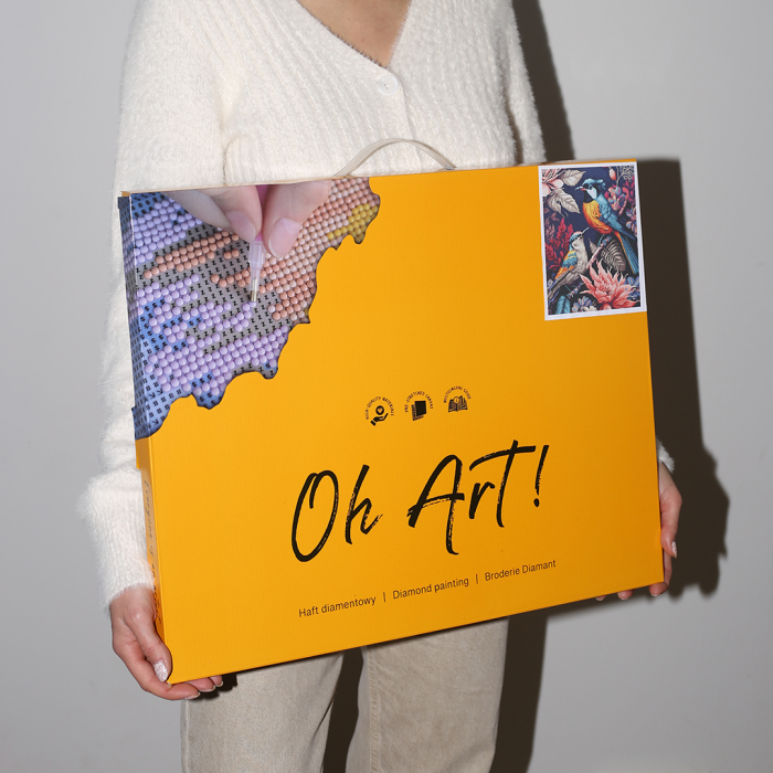 Set goblen cu diamante, cu sasiu, Ruga lui IIsus, 40x50 cm [9]