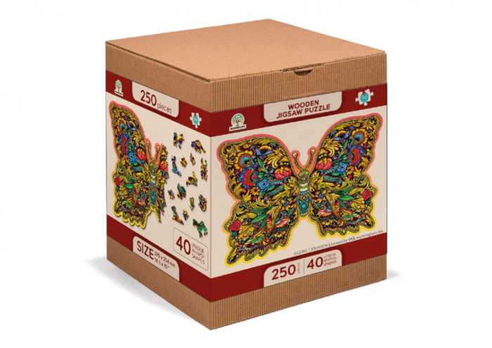 Puzzle 2D, din lemn, Aripi regale, 250 piese [9]