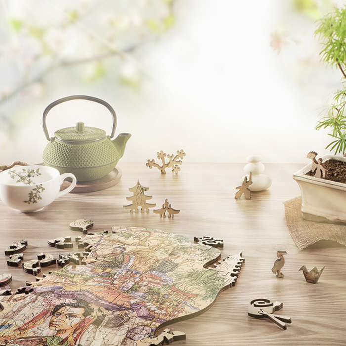 Puzzle 2D, din lemn, Japonia, 195 piese [5]
