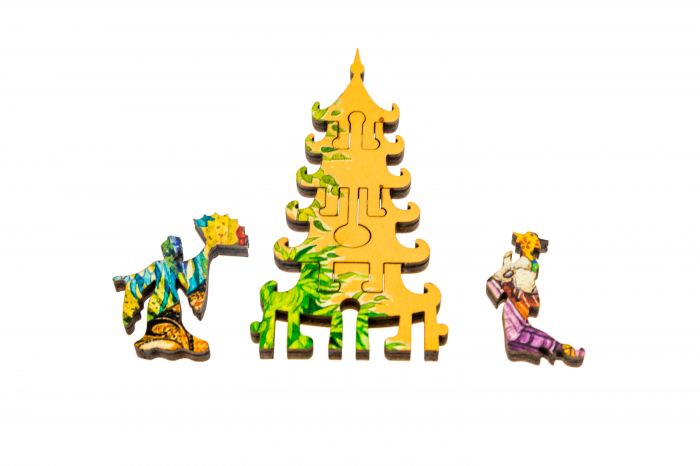 Puzzle 2D, din lemn, Japonia, 195 piese [9]