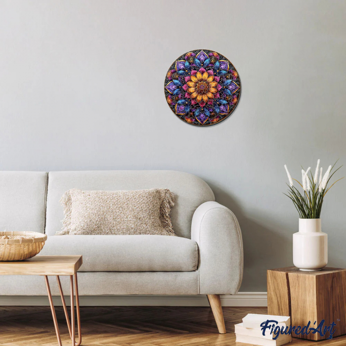 Puzzle 2D, din lemn, Mandala, 200 piese [3]