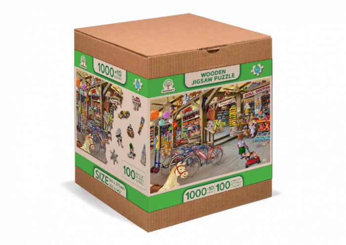 Puzzle 2D, din lemn, Magazinul cu jucariii, 1010 piese [10]