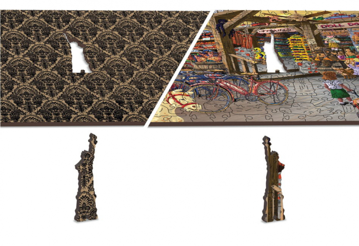 Puzzle 2D, din lemn, Magazinul cu jucariii, 1010 piese [7]