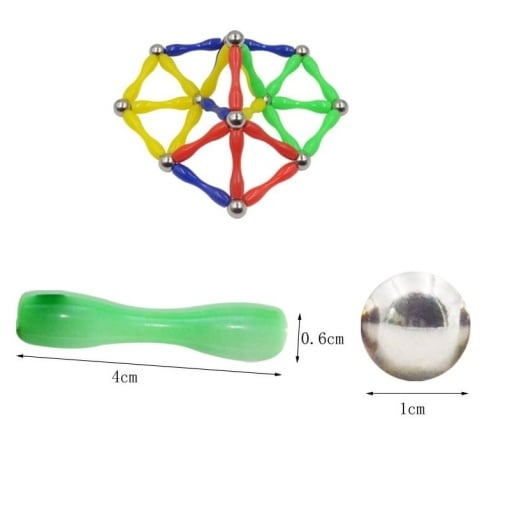 Joc de constructie magnetic, 37 piese [5]