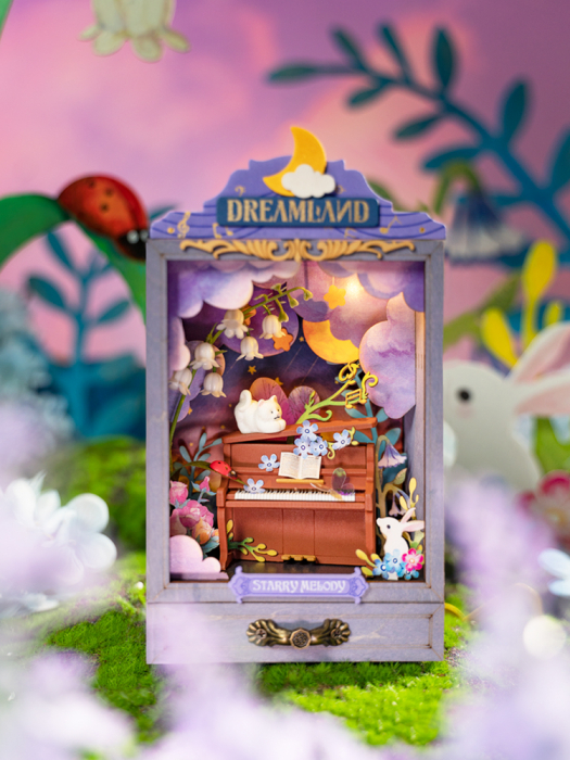 Puzzle 3D, Casuta de papusi DIY, Cantecul stelelor [6]