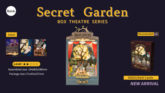 Puzzle 3D, Casuta de papusi DIY, Castelul intunecat [9]