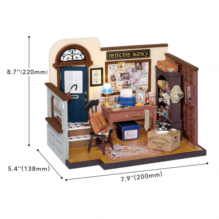 Puzzle 3D, Casuta DIY, Agentia de detectivi a lui Mose, 159 piese [2]
