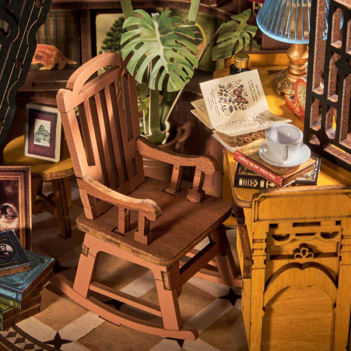 Book Nook, Casuta DIY, Colt linistit de biblioteca, 196 piese [6]