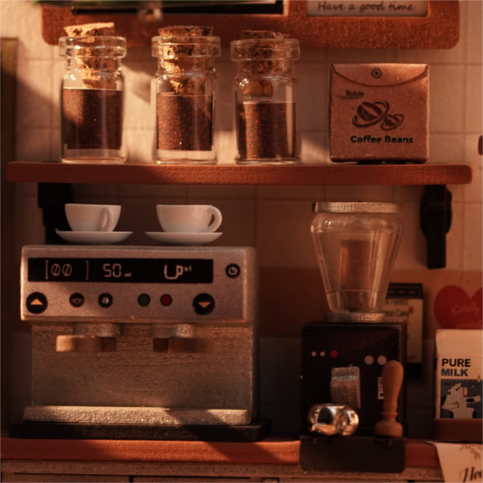 Puzzle 3D, Casuta DIY, Cafenea rafinata, 183 piese [6]