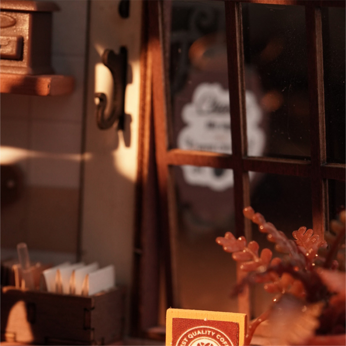 Puzzle 3D, Casuta DIY, Cafenea rafinata, 183 piese [5]