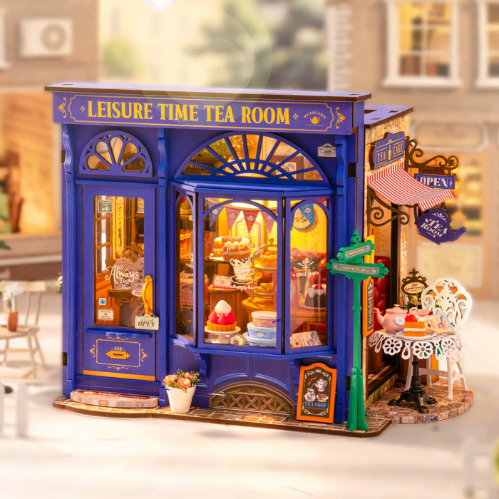 Book Nook, Casuta DIY, Ceai si Relaxare, 304 piese [3]