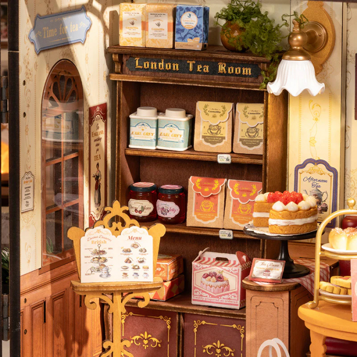 Book Nook, Casuta DIY, Ceai si Relaxare, 304 piese [6]