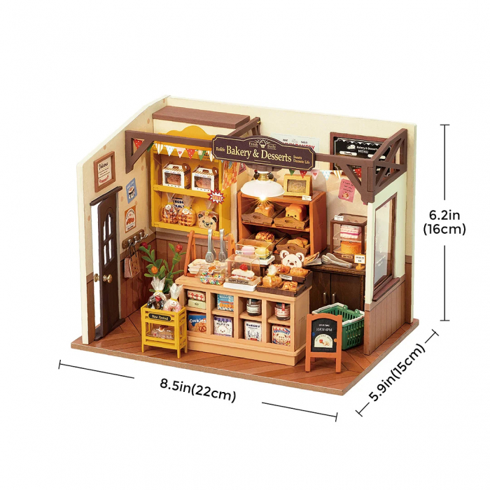 Book Nook, Casuta DIY, Patiseria lui Becky, 141 piese [5]
