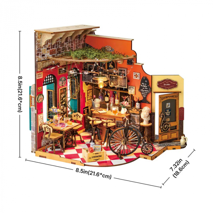 Book Nook, Casuta DIY, Bistro Elegant, 312 piese [2]
