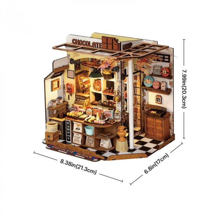 Book Nook, Casuta DIY, Casuta de Ciocolata a lui Henry, 330 piese [10]