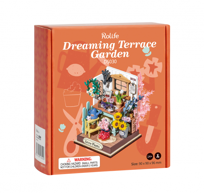 Puzzle 3D, Casuta DIY, Gradina din balcon, 72 piese [7]
