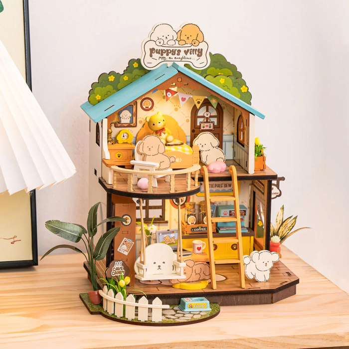 Book Nook, Casuta DIY, Hotelul Catelusilor, 230 piese [7]