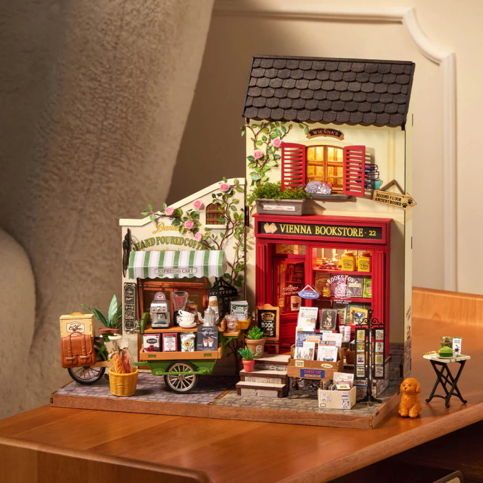 Puzzle 3D, Caruciorul cu cafea aromata, 162 piese [3]