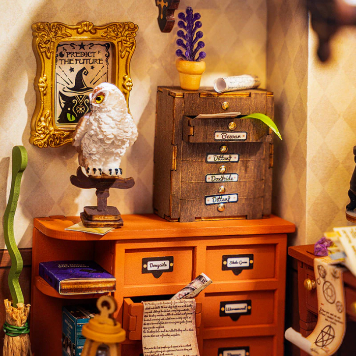 Book Nook, Casuta DIY, Camera de Magie, 267 piese [8]
