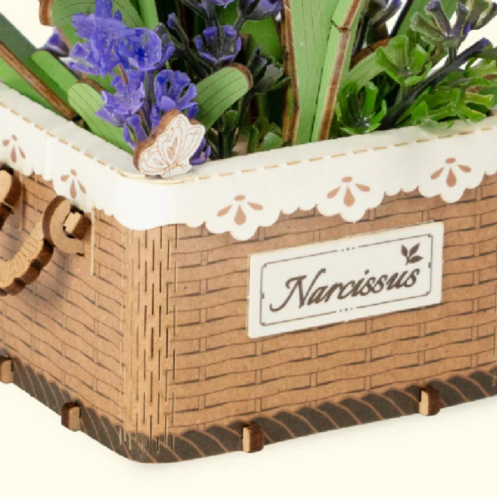 Puzzle 3D, Cos cu narcise, 280 piese [8]
