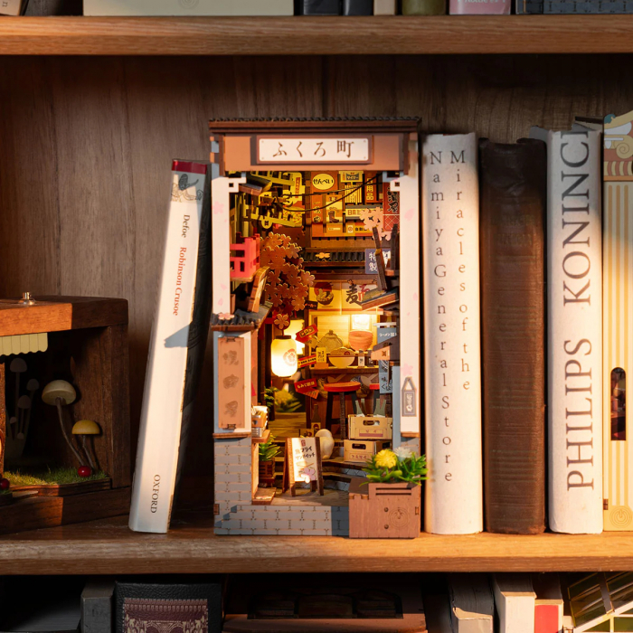 Book Nook, Cotor de Carte DIY, Alee cu Sakura, 249 piese [4]
