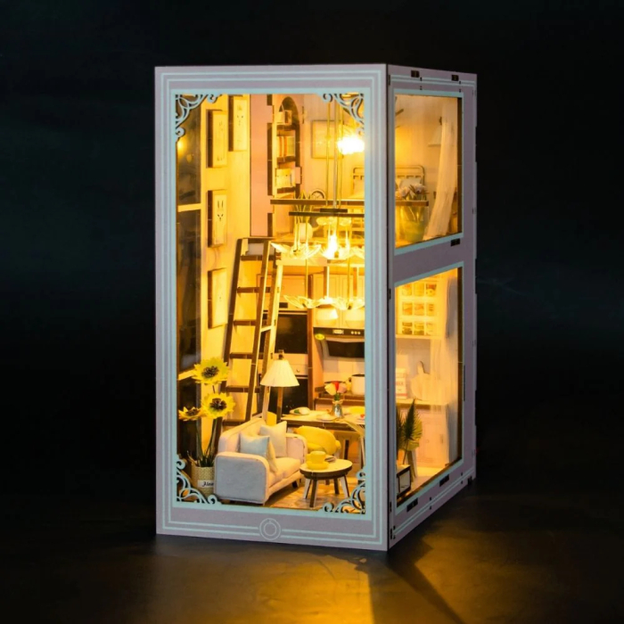 Book Nook, Cotor de carte DIY, Penthouse, 54 piese I dego.ro [3]