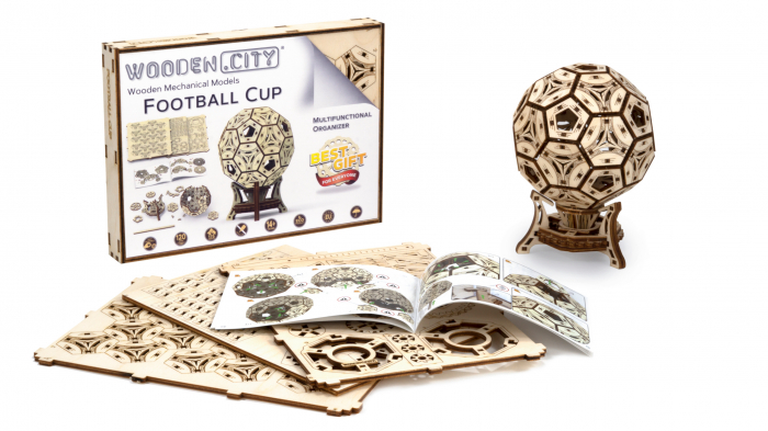 Puzzle 3D, Cupa de fotbal - organizator multifunctional, 175 piese [7]