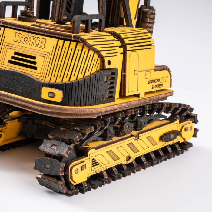 Puzzle 3D, de lemn, Excavator, 395 piese [2]