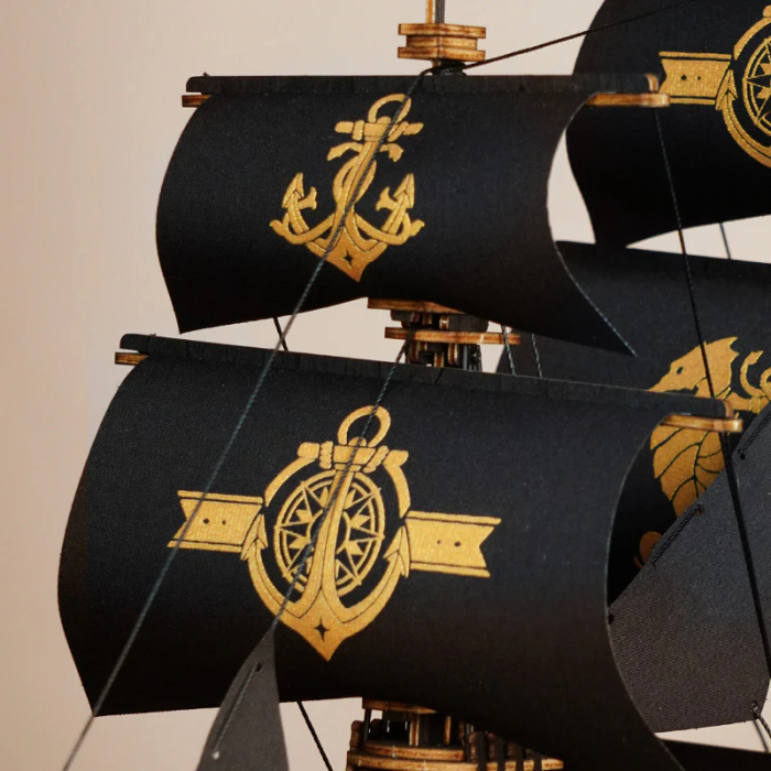 Puzzle 3D, din lemn, Corabia Calut de Mare, 603 piese [14]