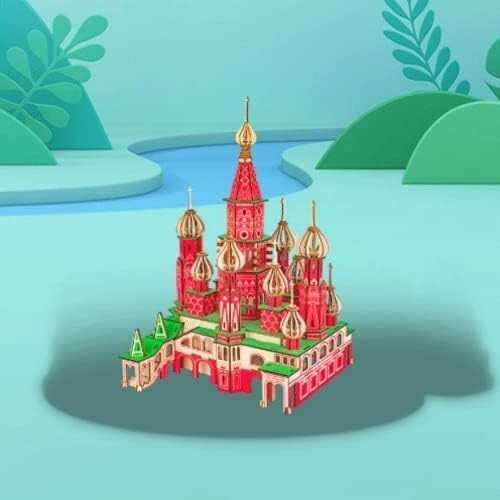 Puzzle 3D, din lemn, Catedrala Sf. Vasile, 484 piese [3]