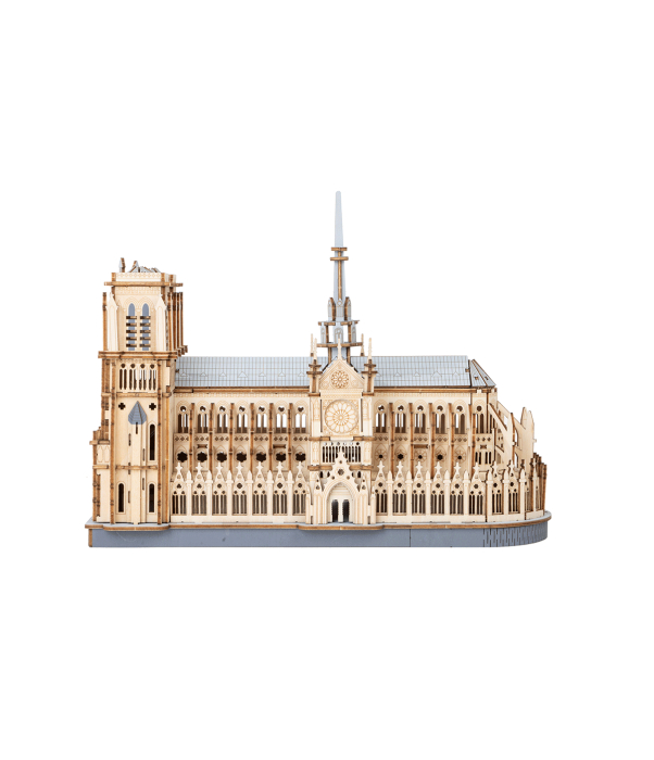 Puzzle 3D, din lemn, Catedrala Notre Dame, 330 piese [1]