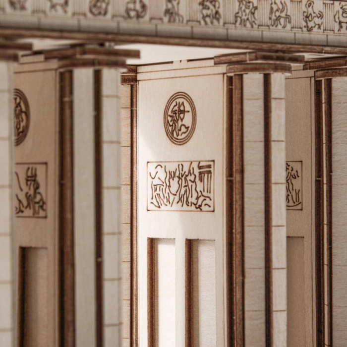 Puzzle 3D, din lemn, Poarta Brandenburg, 267 piese [6]