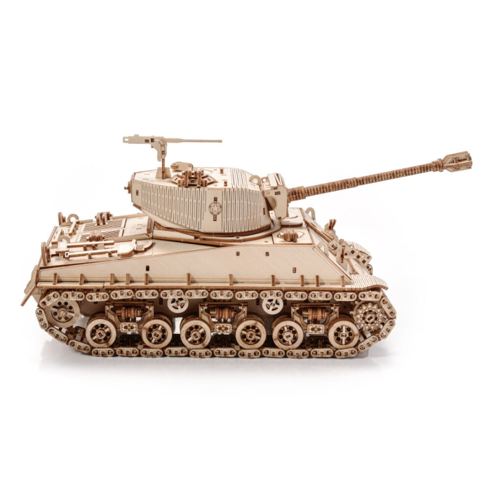 Puzzle 3D, din lemn cu licenta World of Tanks, M4A3E8 Sherman, 1272 piese [16]