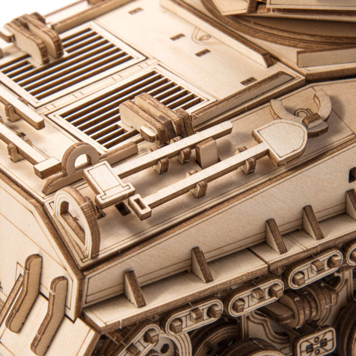 Puzzle 3D, din lemn cu licenta World of tanks, Tigre M1, 1417 piese [3]