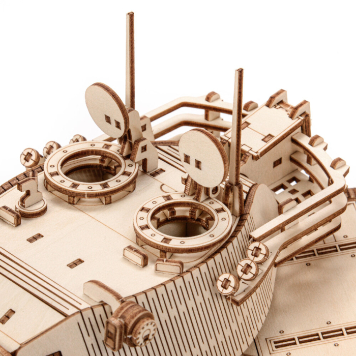 Puzzle 3D, din lemn World of tanks, Leopard 1, 936 piese [10]