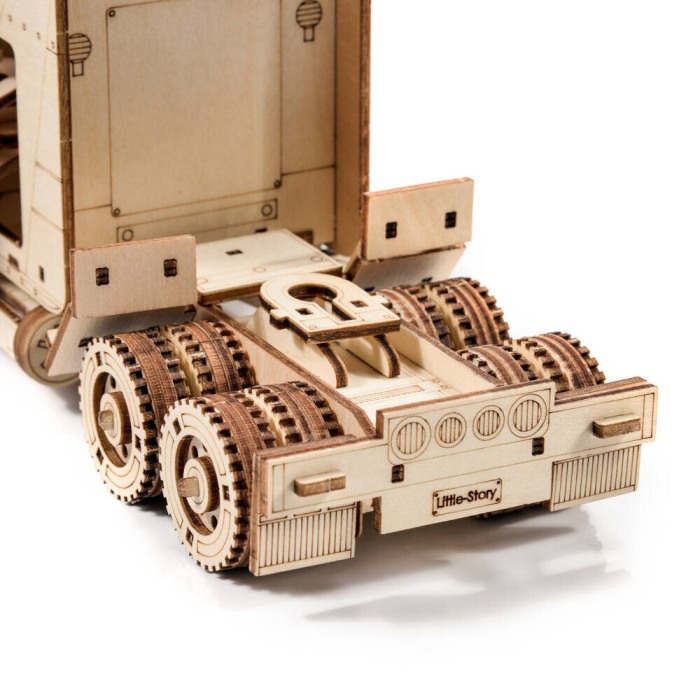 Puzzle 3D, din lemn, Camion, 325 piese [7]