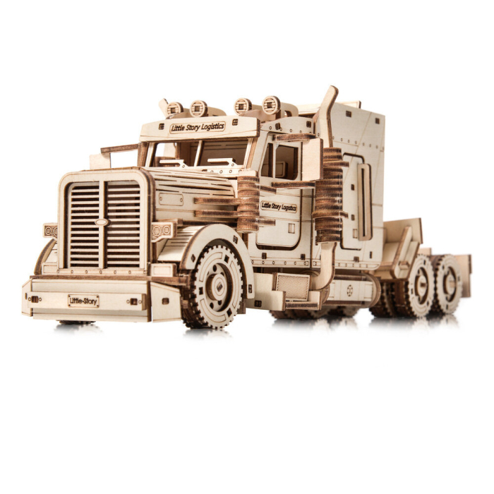 Puzzle 3D, din lemn, Camion, 325 piese [3]