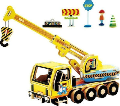 Puzzle 3D din lemn, Macara, 74 piese [2]